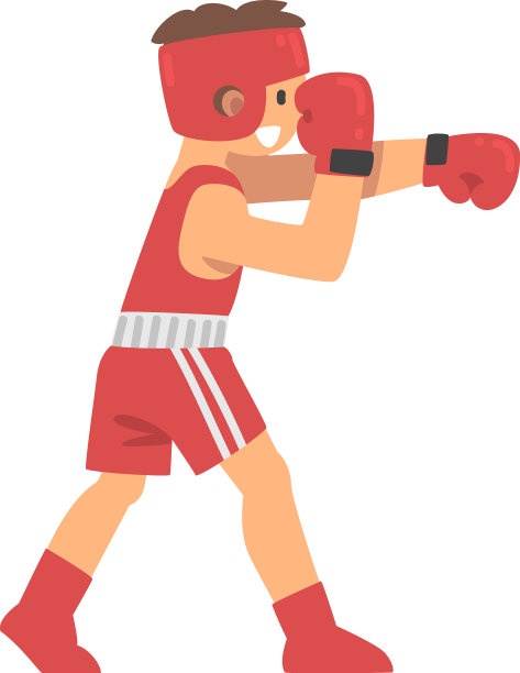 男子性格从事拳击运动或图片下载