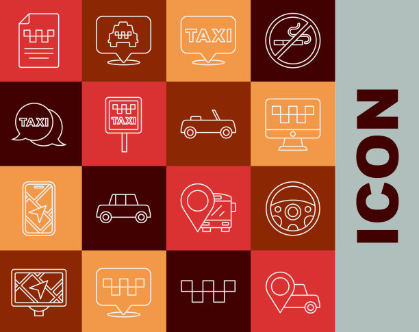 用出租车方向盘设定线路位置图片下载