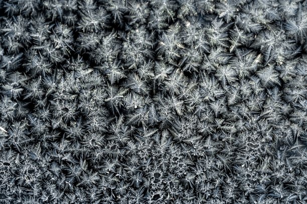 玻璃上的冰晶图片下载