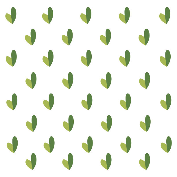 无缝的图案与简单的植物。可爱的背景为你的设计。非常适合背景，壁纸，织物和包装。插图。图片下载