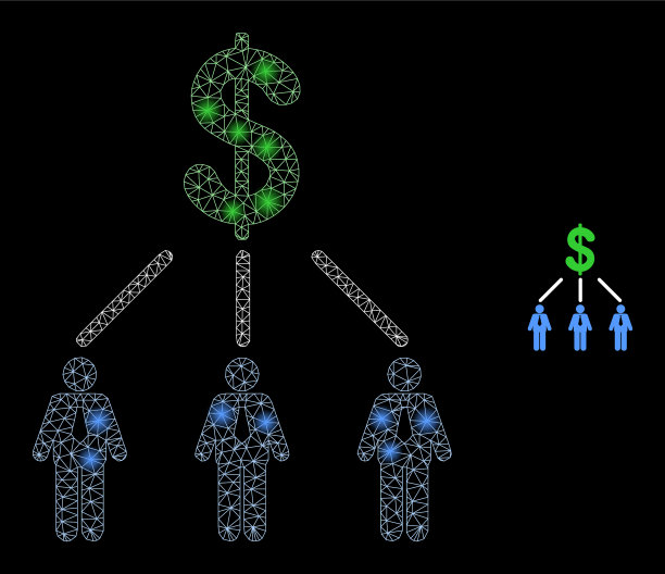 网格网美元经理与眩光联系图片下载