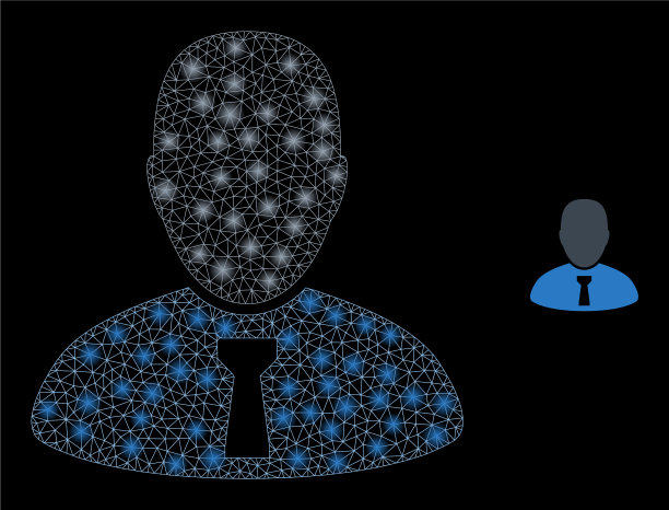 网眼网酋长有闪亮的网斑图片下载