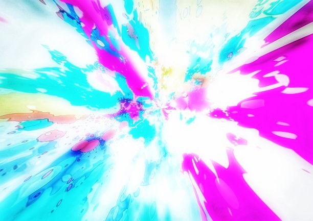 用彩色颜料绘制的抽象背景图片下载