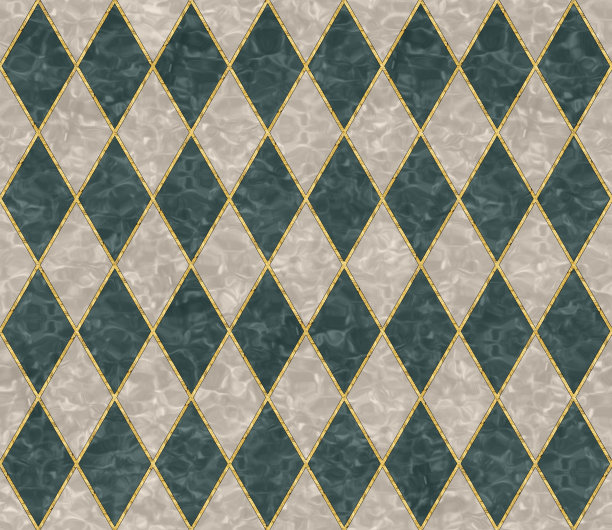 菱形无缝模式。镶嵌,镶嵌。彩色玻璃风格的插图。装饰艺术风格。无缝图案壁纸，纺织品打印，瓷砖。黄金菱形花纹图案图片下载