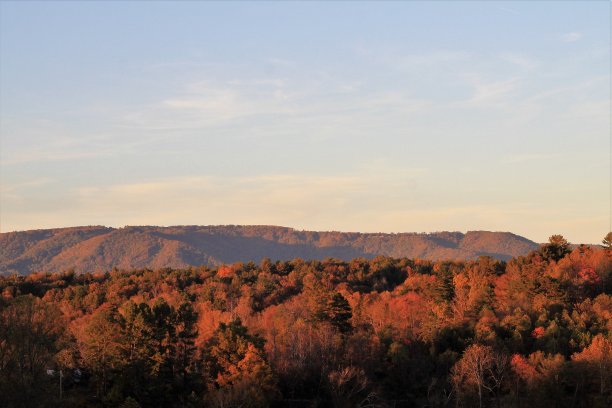 秋天的蓝岭山脉图片下载