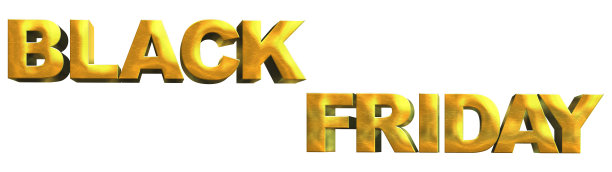 金孤立黑色星期五文本。克制优雅的横幅销售在黑色星期五。黑色星期五的促销海报。在白色背景上为黑色星期五的销售设计主页滑块。三维演示图片下载