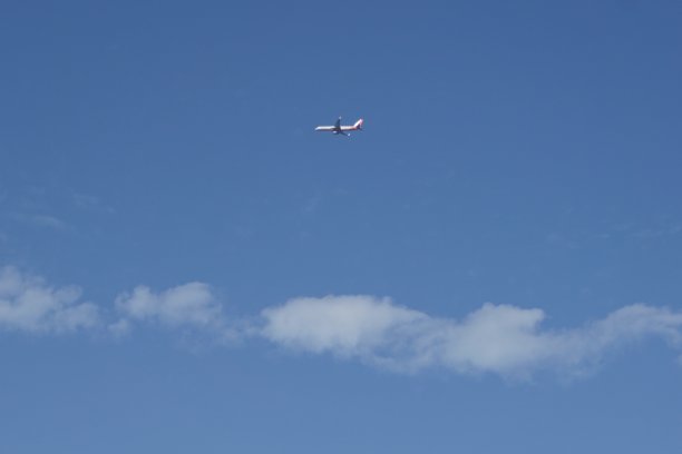 飞机在蓝天上图片下载