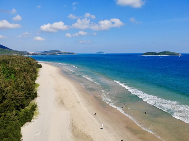 中国海南万宁的神奇石梅湾图片下载