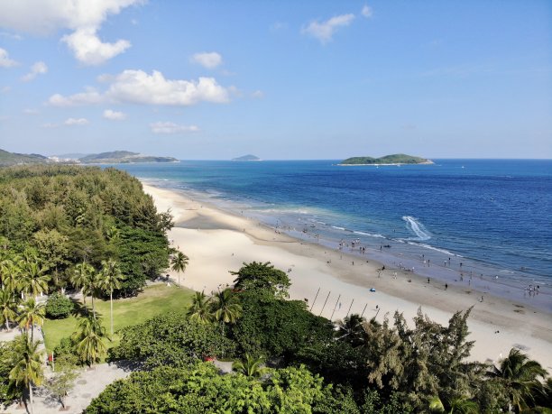 中国海南万宁神奇的石梅湾图片下载