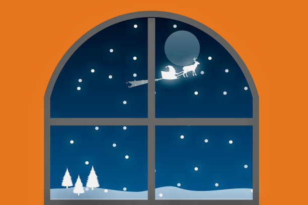 窗外的雪光图片下载