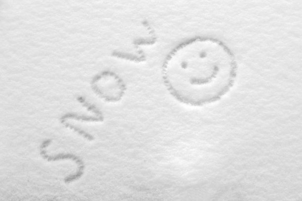 雪的纹理是用笑脸和题字雪图片下载