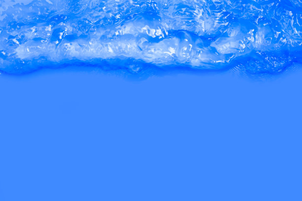 血清质地特写。清晰的蓝色液体凝胶背景。透明美容护肤产品样品。化妆品透明液体霜污点。透明的皮肤护理产品样品横幅与复制空间图片下载