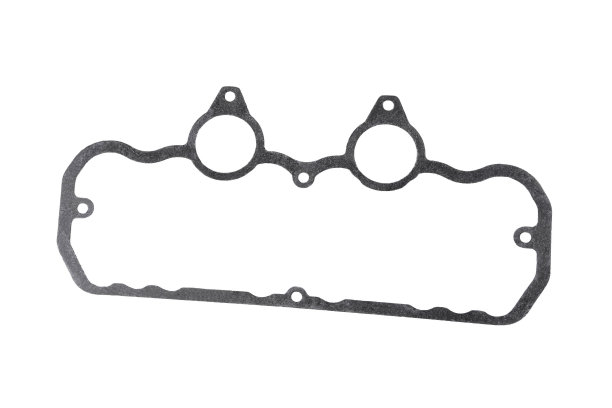 Paronite垫片的汽车引擎，垫片的卡车引擎特写白色背景图片下载