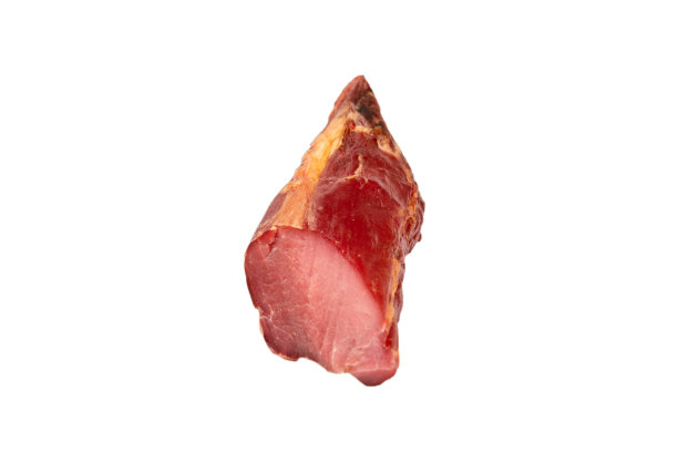 熏肉被隔离在白色的背景上。图片下载