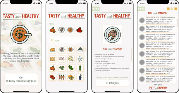 手机应用健康食品图片下载