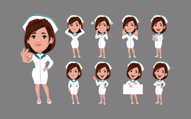 不同姿势的护理图片下载