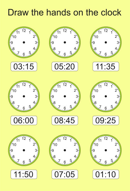 游戏对孩子。现在几点了?图片下载