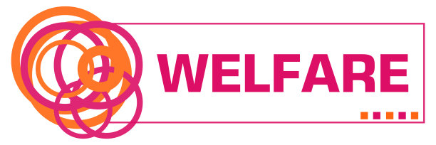 福利粉红橙色随机环水平框图片下载