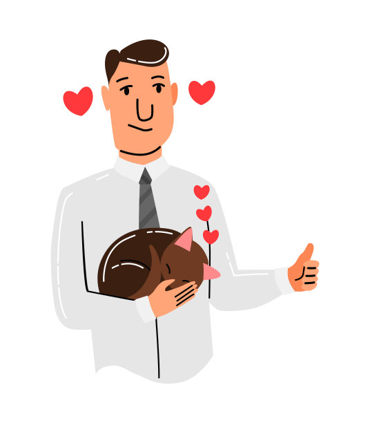 人们和宠物。猫宠物主人的性格。一个年轻人双手抓住他的猫。男孩爱他的动物。可爱可爱的家养动物图片下载