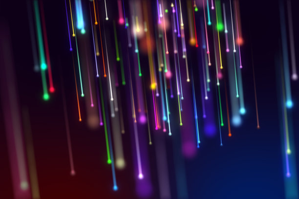 彩色抽象流星雨背景图片下载