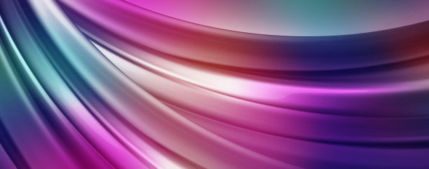 彩色豪华闪亮金属铬抽象波浪背景壁纸图片下载