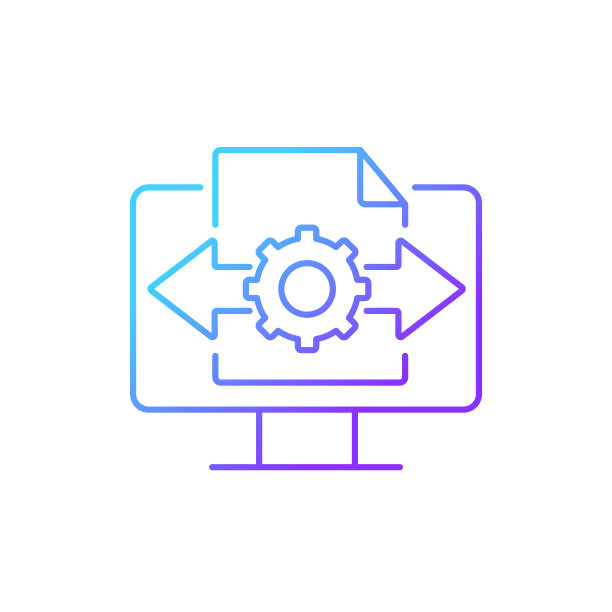 决策梯度线性矢量图标图片下载