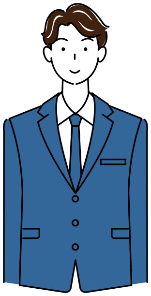 可爱的男人在西装拿证书照片插图矢量图片下载