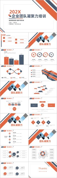 企业团队凝聚力培训ppt模板图片下载