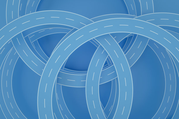 空的复杂的道路图片下载