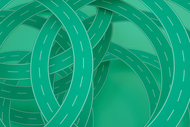 空的复杂的道路图片下载