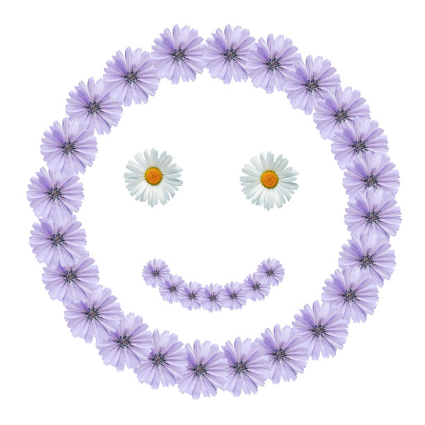 花朵微笑标志图片下载