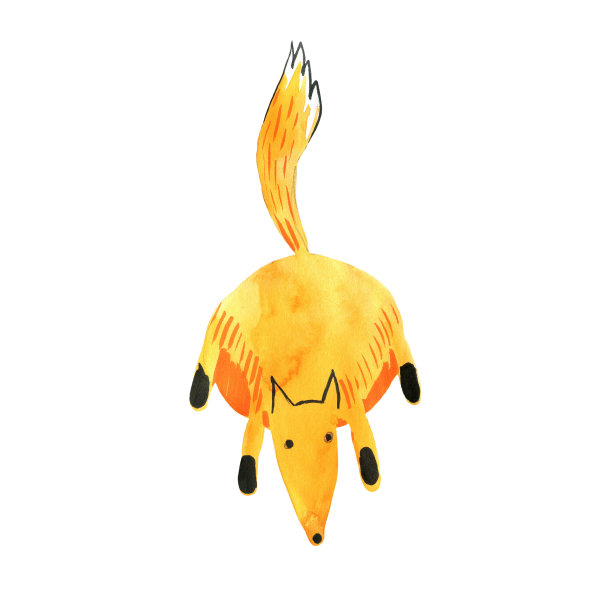 水彩福克斯图片下载