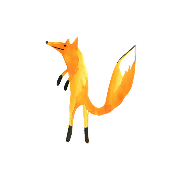 水彩福克斯图片下载