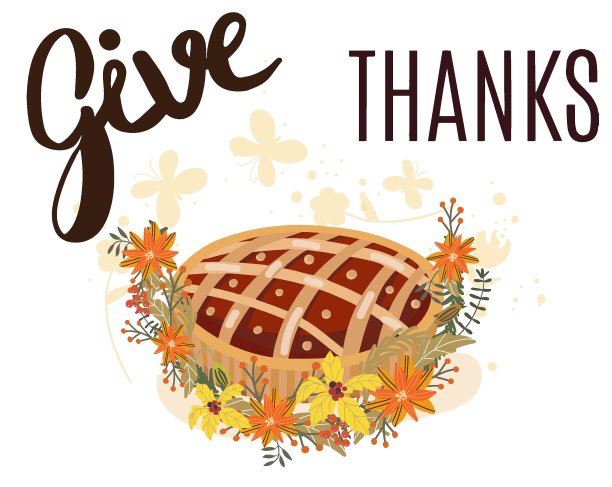 用花的元素写感谢信，花，秋花环用感恩节派。图片下载