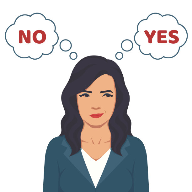 女人和泡泡用手势决定是或不是图片下载