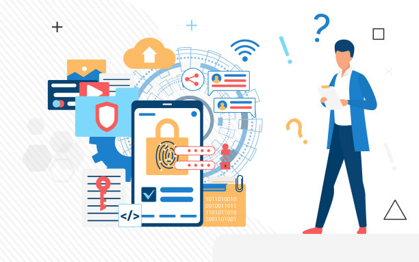 智能手机的数字在线安全策略图片下载