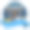 Hanukkiah, dreidel, gelt, sufganiyah和latke在blue ribbon后面图片下载