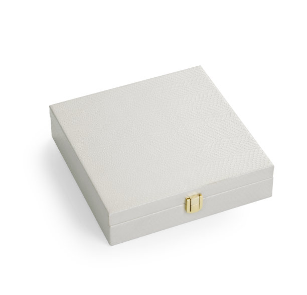 白色皮革盒子图片下载