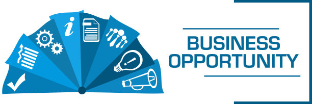商业机会三角形左半圆形符号图片下载