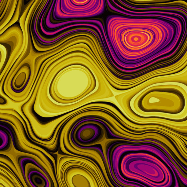 几何抽象图案在低聚风格。图片下载