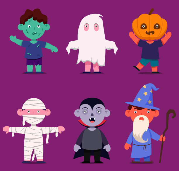 平面风格的蝙蝠为设计师创建横幅网图片下载