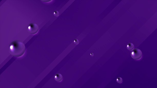 深紫色最小抽象运动背景与圆形珠图片下载