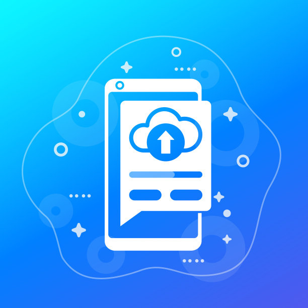 用智能手机上传到云图标图片下载