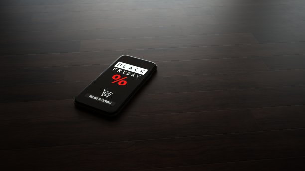 智能手机黑色星期五网购图片下载