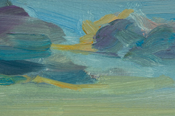 抽象的彩色背景与油画。设计的手工纹理背景图片下载