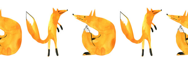 水彩模式福克斯图片下载