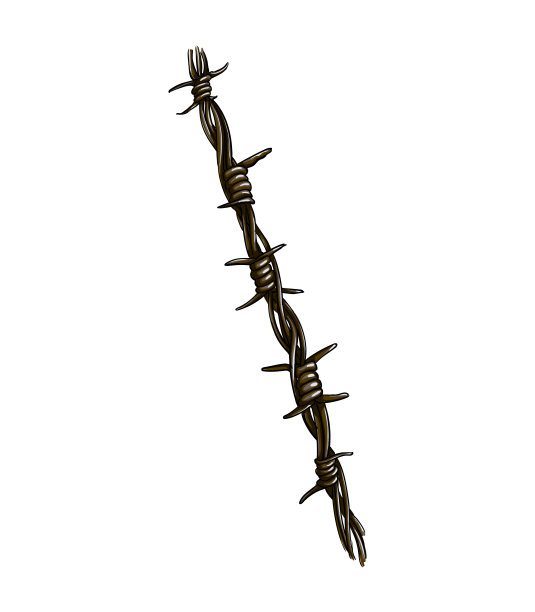 铁丝由水彩飞溅而成，彩绘逼真图片下载