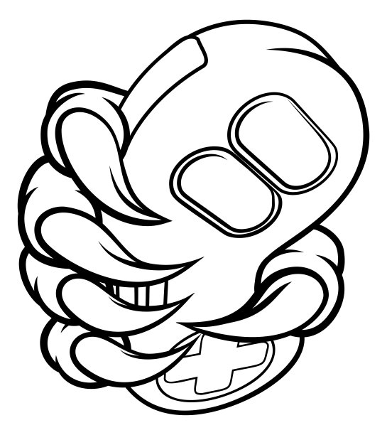 玩家爪视频游戏控制器怪物手图片下载