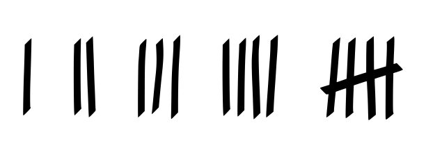 计算入狱天数。计算数学课的分数。矢量图图片下载