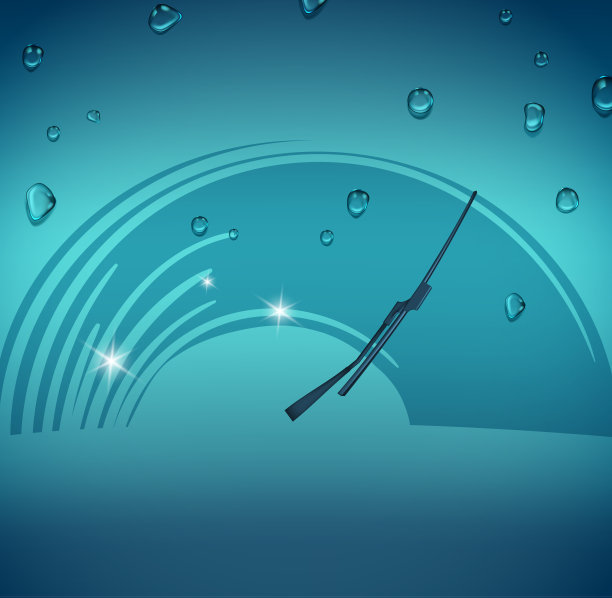 自动洗车创意横幅向量图片下载